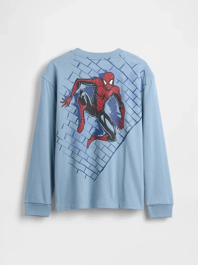 Kinder-T-Shirt „Marvel“ mit Grafik, lockere Passform