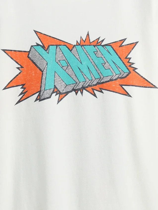 Kinder-T-Shirt „Marvel“ mit Grafik, lockere Passform