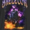 Kinder-T-Shirt „Masters of the Universe“ mit Skeletor-Nacht-Motiv