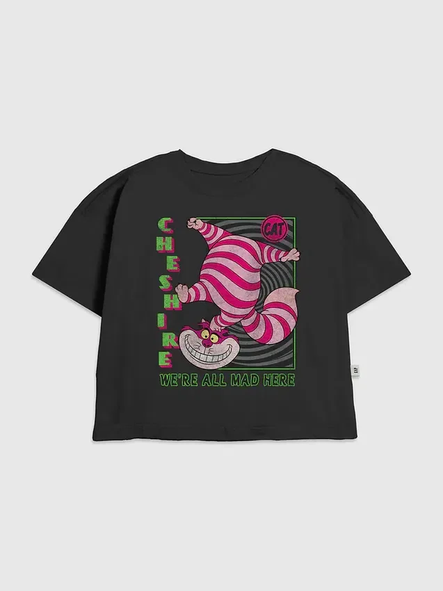 Kinder-T-Shirt mit „Alice im Wunderland“-Motiv