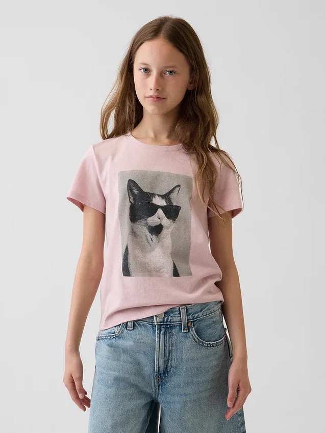 Kinder-T-Shirt mit Aufdruck