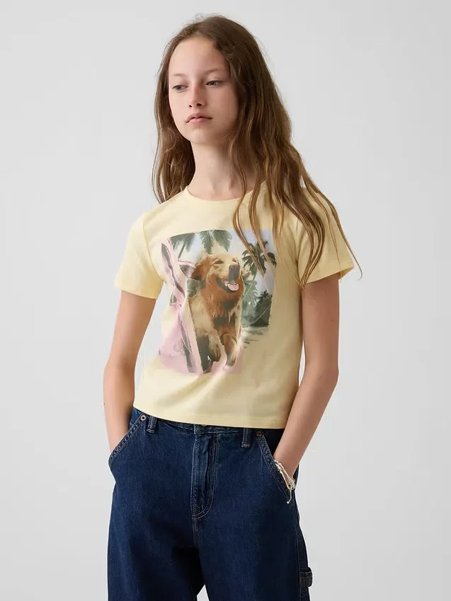 Kinder-T-Shirt mit Aufdruck