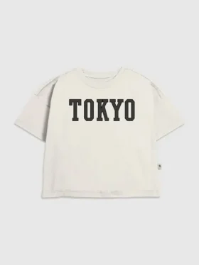 Kinder-T-Shirt mit auffälligem „Tokyo“-Motiv