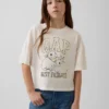 Kinder-T-Shirt mit übergroßem Logo-Aufdruck