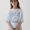 Kinder-T-Shirt mit übergroßem Logo-Aufdruck