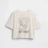 Kinder-T-Shirt mit übergroßem Logo-Aufdruck