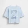 Kinder-T-Shirt mit übergroßem Logo-Aufdruck