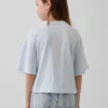 Kinder-T-Shirt mit übergroßem Logo-Aufdruck