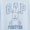 Kinder-T-Shirt mit übergroßem Logo-Aufdruck