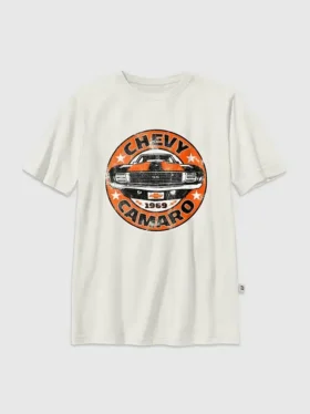 Kinder-T-Shirt mit Chevy-Camaro-Motiv
