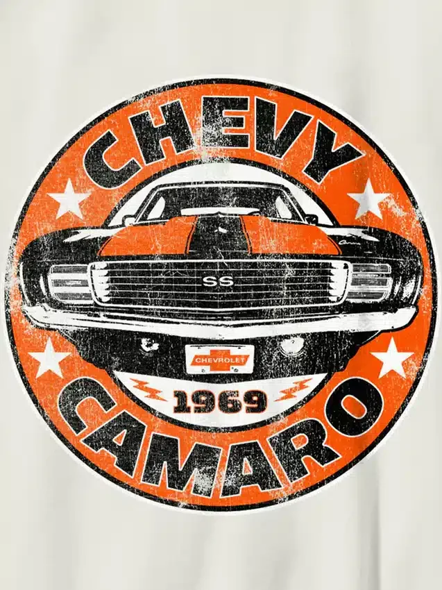 Kinder-T-Shirt mit Chevy-Camaro-Motiv