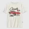 Kinder-T-Shirt mit Corvette-Motiv