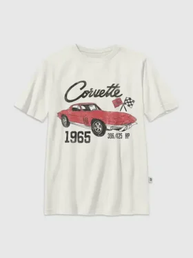 Kinder-T-Shirt mit Corvette-Motiv