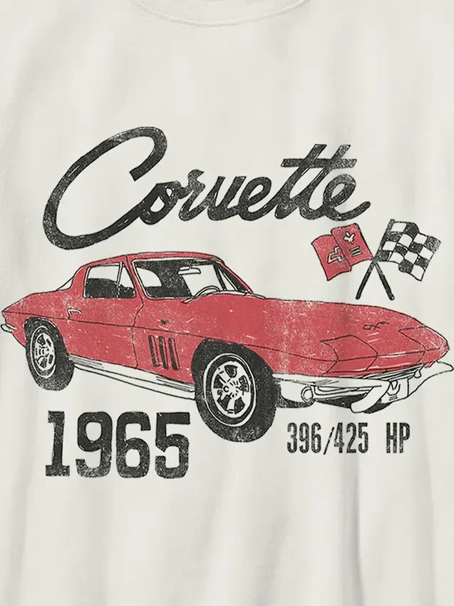 Kinder-T-Shirt mit Corvette-Motiv