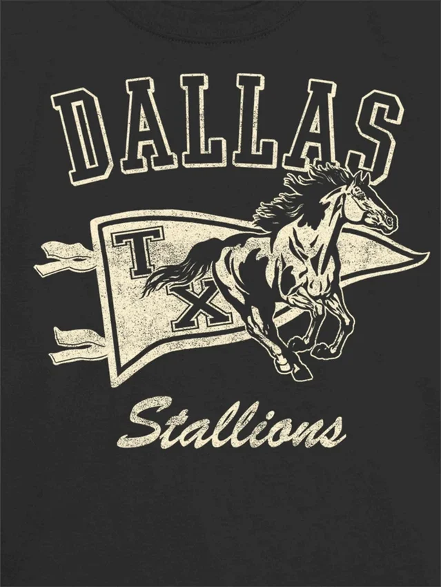 Kinder-T-Shirt mit „Dallas Stallions“-Motiv