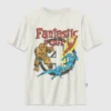 Kinder-T-Shirt mit „Fantastic Four“-Vintage-Motiv