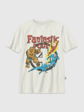 Kinder-T-Shirt mit „Fantastic Four“-Vintage-Motiv