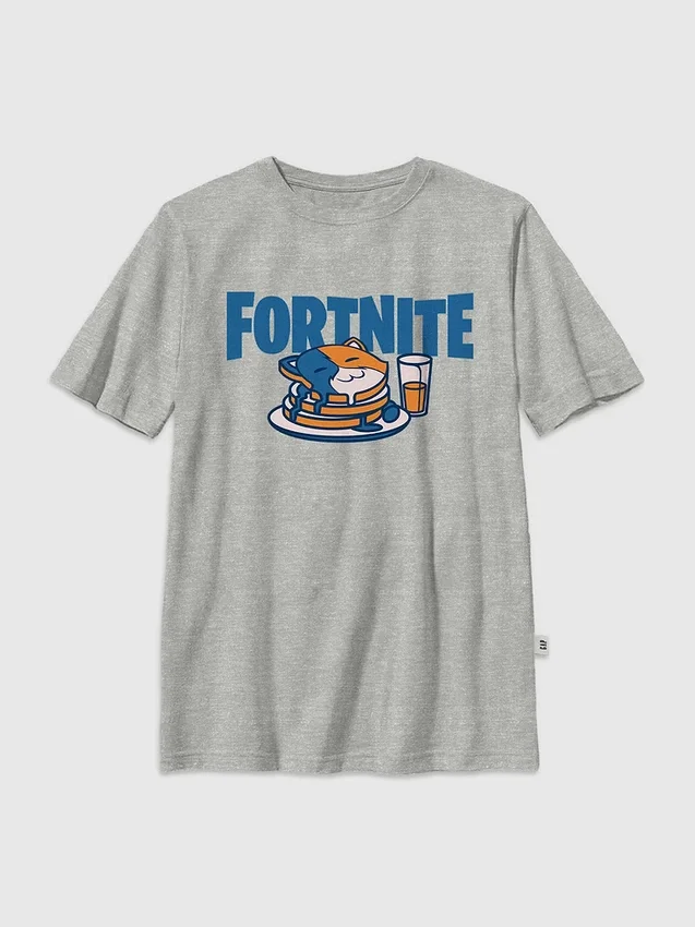 Kinder-T-Shirt mit „Fortnite Pancakes“-Motiv