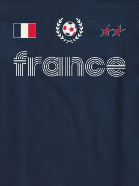 Kinder-T-Shirt mit Frankreich-Fußballtrikot-Motiv