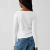 Kinder-T-Shirt mit gekreuztem Vorderverschluss und Schleife