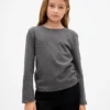 Kinder-T-Shirt mit gerafften Seiten