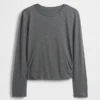 Kinder-T-Shirt mit gerafften Seiten