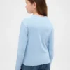 Kinder-T-Shirt mit geripptem Rollkragen
