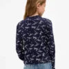 Kinder-T-Shirt mit geripptem Rollkragen