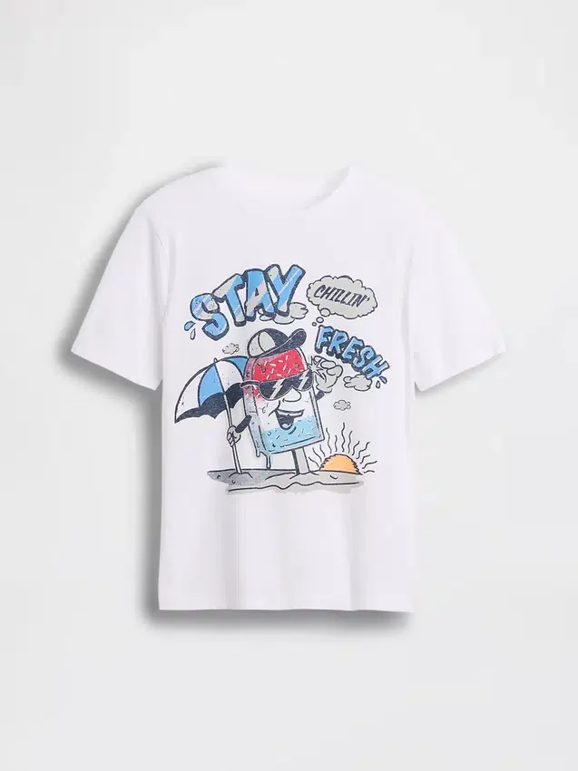 Kinder-T-Shirt mit Grafik
