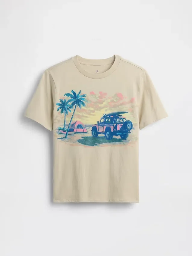 Kinder-T-Shirt mit Grafik