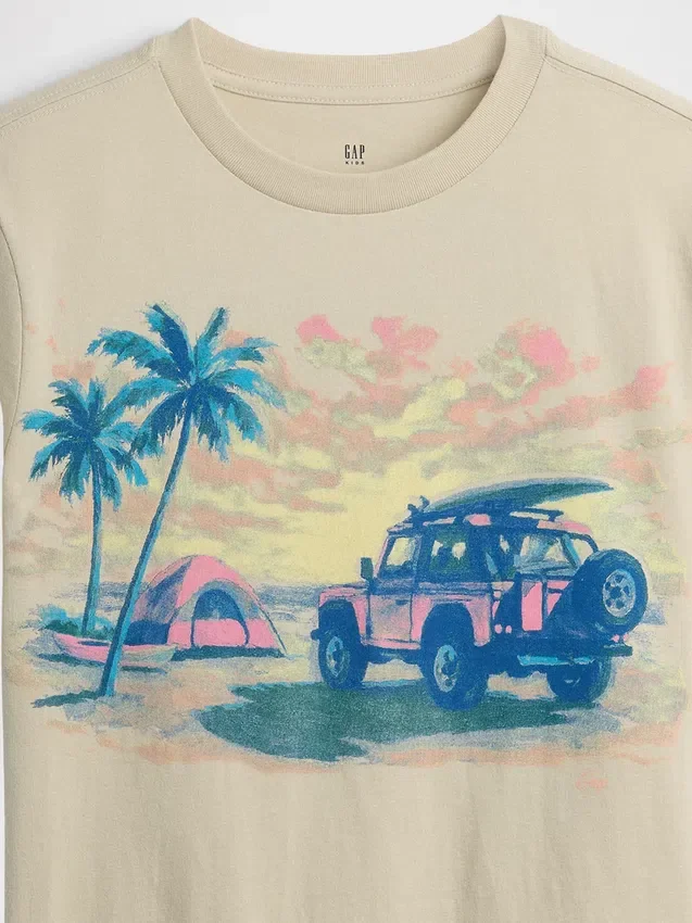 Kinder-T-Shirt mit Grafik