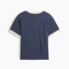 Kinder-T-Shirt mit Grafik und Ringer-Saum in lockerer Passform