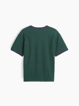 Kinder-T-Shirt mit Grafik und Ringer-Saum in lockerer Passform