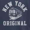 Kinder-T-Shirt mit Grafik und Ringer-Saum in lockerer Passform