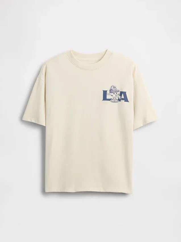 Kinder-T-Shirt mit Grafikprint in lockerer Passform