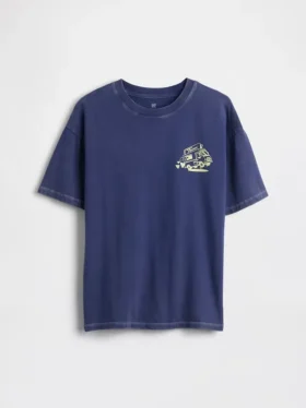 Kinder-T-Shirt mit Grafikprint in lockerer Passform