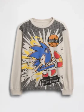 Kinder-T-Shirt mit Grafikprint in lockerer Passform