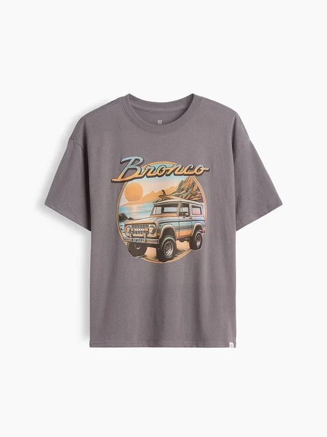 Kinder-T-Shirt mit Grafikprint in lockerer Passform