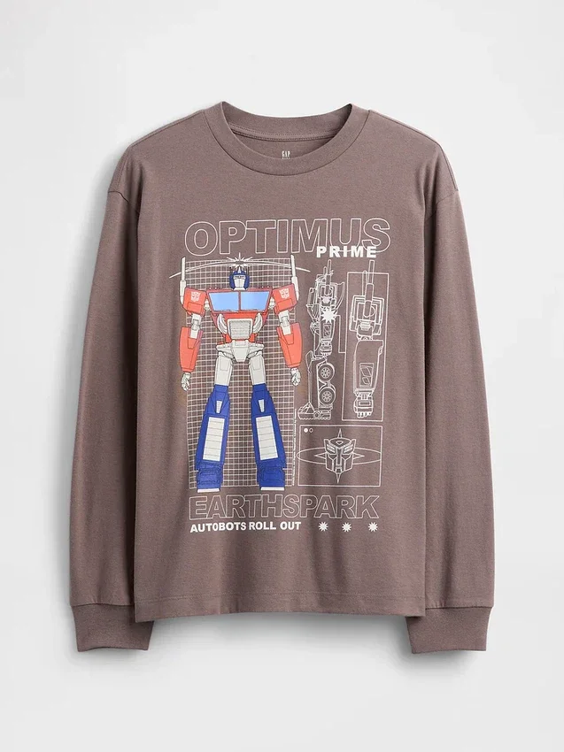 Kinder-T-Shirt mit Grafikprint in lockerer Passform