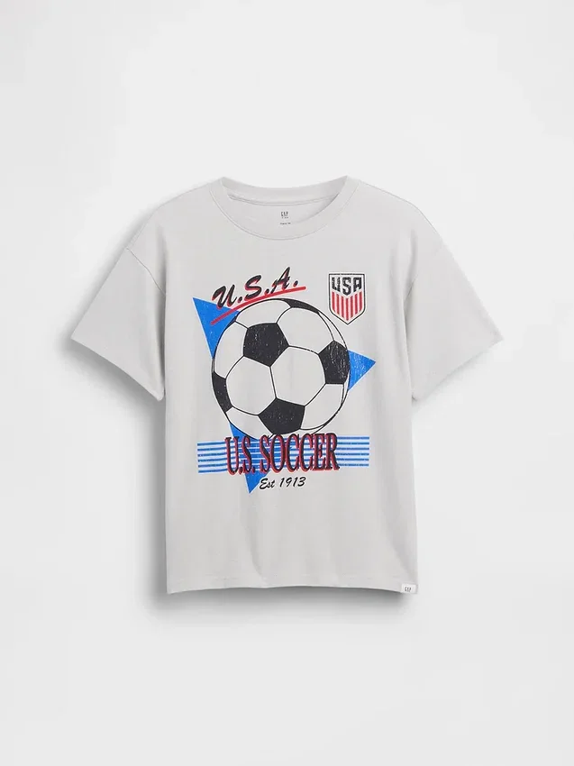 Kinder-T-Shirt mit Grafikprint in lockerer Passform