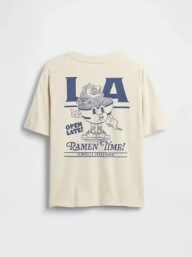 Kinder-T-Shirt mit Grafikprint in lockerer Passform