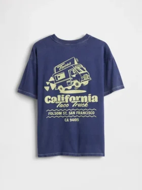 Kinder-T-Shirt mit Grafikprint in lockerer Passform