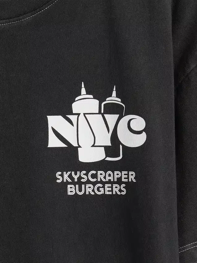 Kinder-T-Shirt mit Grafikprint in lockerer Passform