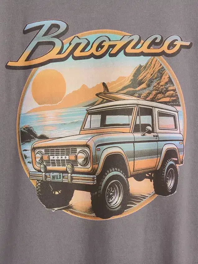 Kinder-T-Shirt mit Grafikprint in lockerer Passform