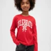 Kinder-T-Shirt mit grafischem Print im Relaxed-Stil