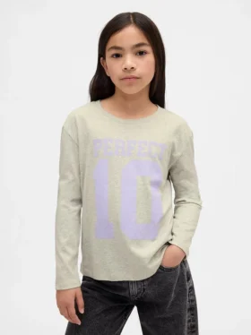 Kinder-T-Shirt mit grafischem Print im Relaxed-Stil