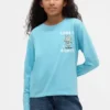 Kinder-T-Shirt mit grafischem Print im Relaxed-Stil