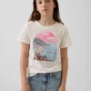 Kinder-T-Shirt mit grafischem Print im Relaxed-Stil