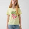 Kinder-T-Shirt mit grafischem Print im Relaxed-Stil