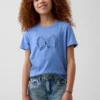Kinder-T-Shirt mit grafischem Print im Relaxed-Stil